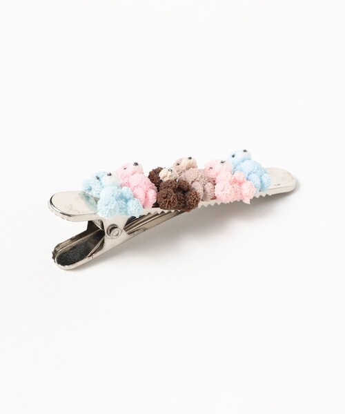Ray BEAMS（レイビームス）の「LOTUS PINK / Bears ピン（その他ヘアアクセサリー・レディース・シルバー・ONE SIZE）」の3枚目の写真