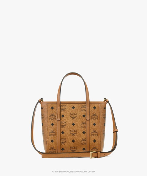 MCM（エムシーエム）の「MCM x HELLO KITTY Toni トップジップ ショッパーバッグ（トートバッグ・レディース・ブラック/ライトピンク/ベージュ・ONE SIZE）」の6枚目の写真