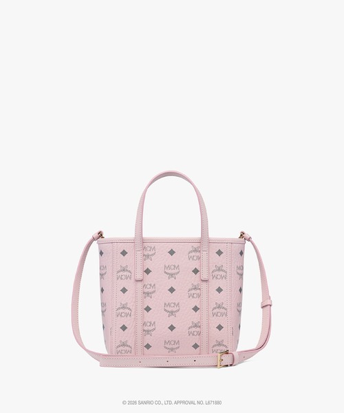 MCM（エムシーエム）の「MCM x HELLO KITTY Toni トップジップ ショッパーバッグ（トートバッグ・レディース・ブラック/ライトピンク/ベージュ・ONE SIZE）」の13枚目の写真