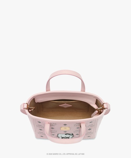 MCM（エムシーエム）の「MCM x HELLO KITTY Toni トップジップ ショッパーバッグ（トートバッグ・レディース・ブラック/ライトピンク/ベージュ・ONE SIZE）」の14枚目の写真