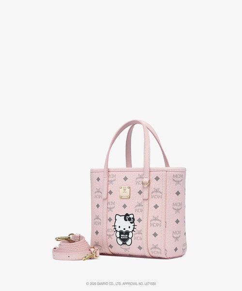 MCM（エムシーエム）の「MCM x HELLO KITTY Toni トップジップ ショッパーバッグ（トートバッグ・レディース・ブラック/ライトピンク/ベージュ・ONE SIZE）」の15枚目の写真