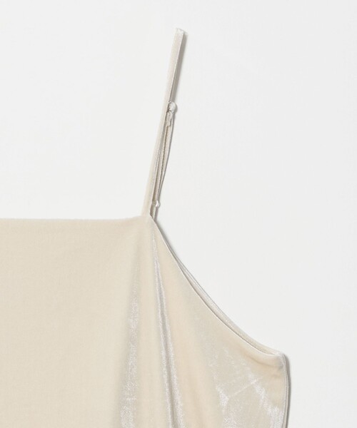 A DAY IN THE LIFE UNITED ARROWS(アデイインザライフユナイテッドアローズ)の「ベロア裾レースキャミソール <A DAY IN THE LIFE>(Tシャツ/カットソー・レディース・ブラック/ナチュラル/ダークブラウン・FREE)」の15枚目の写真