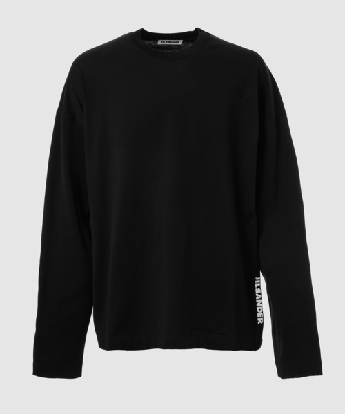 JIL SANDER(ジルサンダー)の「T-SHIRT CN LS - PNT(Tシャツ/カットソー・メンズ・ブラック・S/M)」の1枚目の写真
