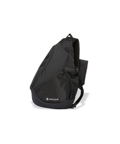 Snow Peak（スノーピーク）の「Snow Peak / Grid Sling Bag グリッド・スリングバッグ（メッセンジャーバッグ・メンズ・ブラック・ONE SIZE）」の2枚目の写真