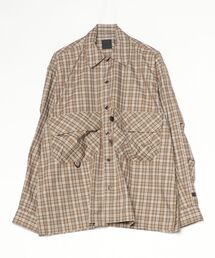 DAIWA PIER39（ダイワピア39）の「DAIWA PIER39 / ダイワ ピアサーティナイン：TECH SPORTS OPEN COLLAR SHIRT L/S GREN PLAID：BE-82026[PIE]（シャツ/ブラウス）」