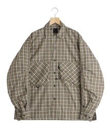 ARKnets（アークネッツ）の「DAIWA PIER39 / ダイワ ピアサーティナイン：TECH SPORTS OPEN COLLAR SHIRT L/S GREN PLAID：BE-82026[PIE]（シャツ/ブラウス）」
