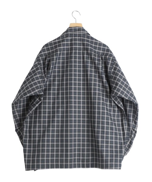 DAIWA PIER39（ダイワピア39）の「DAIWA PIER39 / ダイワ ピアサーティナイン：TECH SPORTS OPEN COLLAR SHIRT L/S GREN PLAID：BE-82026[PIE]（シャツ/ブラウス・メンズ・ライトグレー/ブラウン系その他・M）」の3枚目の写真