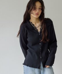 【Noka】レースレイヤード風カーディガン《WEB限定》