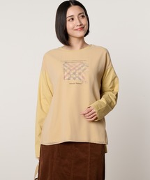 レイヤード グラフィック Tシャツ
