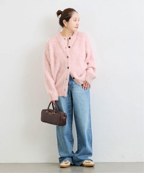 JOURNAL STANDARD(ジャーナルスタンダード)の「《新色あり/追加》シャギーカーディガン(カーディガン/ボレロ・レディース・ピンク/チャコールグレー/アイボリー・FREE)」の9枚目の写真