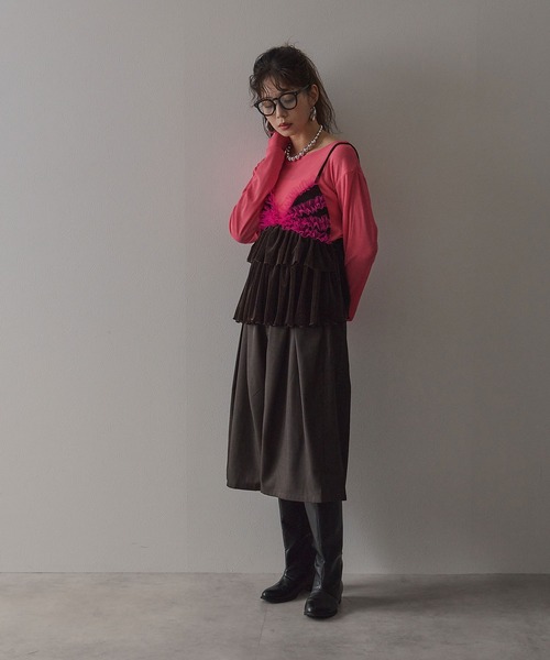 bohmal(ボマール)の「バミューダパンツ(その他パンツ・レディース・ブラック/ブラウン・FREE)」の7枚目の写真