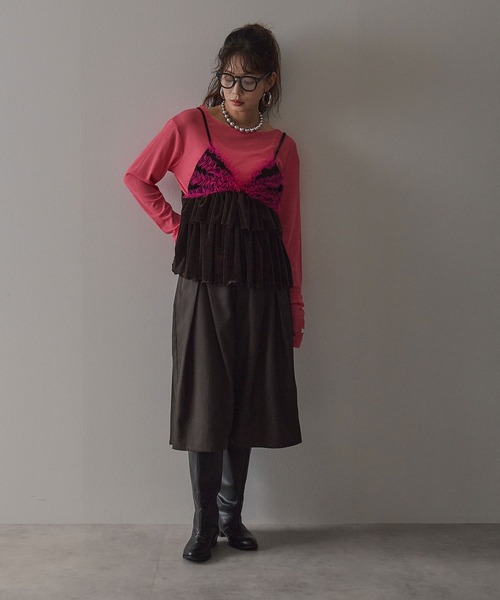 bohmal(ボマール)の「バミューダパンツ(その他パンツ・レディース・ブラック/ブラウン・FREE)」の9枚目の写真