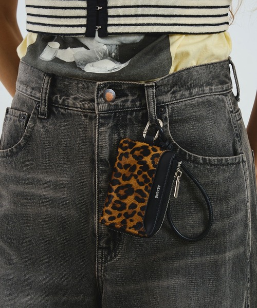 ROSE BUD（ローズバッド）の「【別注】BEAURE/CODE FRAGMENT POUCH（コインケース・レディース・バーガンディー/シルバー/ブラウン/ブラック・ONE SIZE）」の6枚目の写真