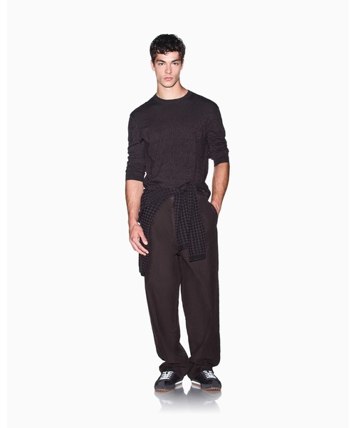 ARMANI EXCHANGE(アルマーニエクスチェンジ)の「【A|X アルマーニ エクスチェンジ】CO ルーズフィット コットンパンツ(チノパンツ・メンズ・チャコールグレー・28inch/34inch/33inch/32inch/31inch/30inch/29inch)」の5枚目の写真