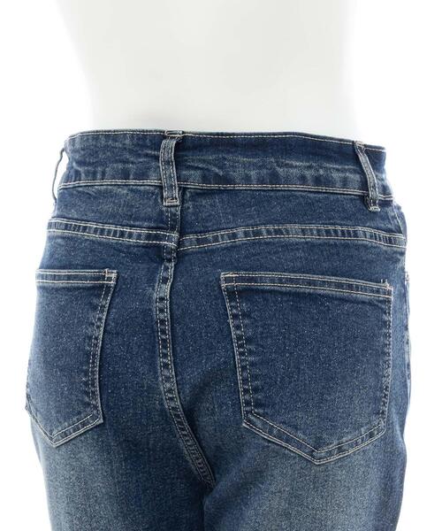 INGNI(イング)の「グリッターラメフレアデニムパンツ(デニムパンツ・レディース・ブルー系その他4・S/M)」の14枚目の写真
