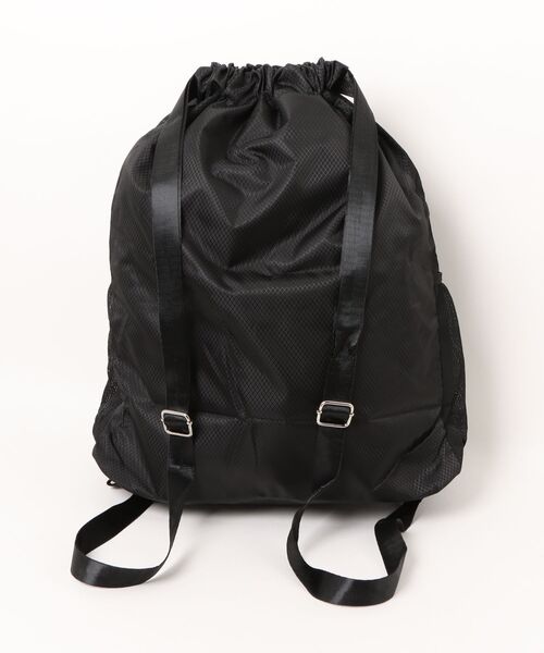 VIBGYOR(ヴィブジョー)の「FReePLACe/大容量 シンプル ナップサック X12912(バックパック/リュック・レディース・ブラック/グレー・FREE)」の5枚目の写真