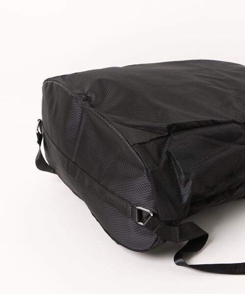VIBGYOR(ヴィブジョー)の「FReePLACe/大容量 シンプル ナップサック X12912(バックパック/リュック・レディース・ブラック/グレー・FREE)」の6枚目の写真
