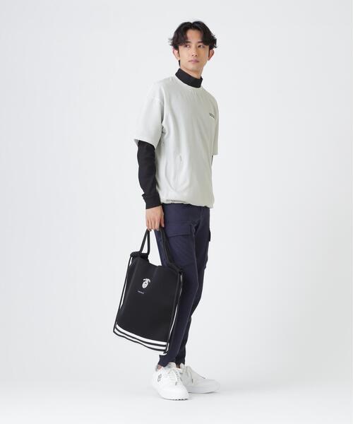 PEARLY GATES(パーリーゲイツ)の「【PEARLY GATES】4WAY高通気Woven半袖スニードTシャツ (MENS)(Tシャツ/カットソー・メンズ・グレー/ネイビー・X-LARGE/LARGE/XX-LARGE/MEDIUM)」の6枚目の写真