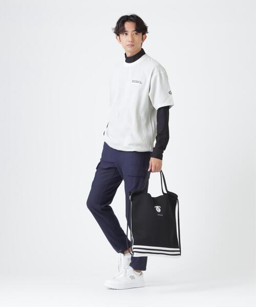 PEARLY GATES(パーリーゲイツ)の「【PEARLY GATES】4WAY高通気Woven半袖スニードTシャツ (MENS)(Tシャツ/カットソー・メンズ・グレー/ネイビー・X-LARGE/LARGE/XX-LARGE/MEDIUM)」の7枚目の写真