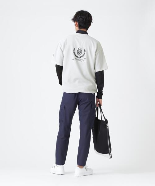 PEARLY GATES(パーリーゲイツ)の「【PEARLY GATES】4WAY高通気Woven半袖スニードTシャツ (MENS)(Tシャツ/カットソー・メンズ・グレー/ネイビー・X-LARGE/LARGE/XX-LARGE/MEDIUM)」の8枚目の写真