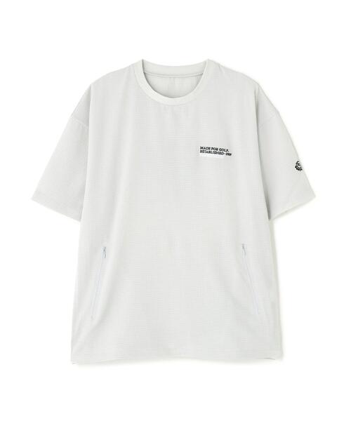 PEARLY GATES(パーリーゲイツ)の「【PEARLY GATES】4WAY高通気Woven半袖スニードTシャツ (MENS)(Tシャツ/カットソー・メンズ・グレー/ネイビー・X-LARGE/LARGE/XX-LARGE/MEDIUM)」の10枚目の写真