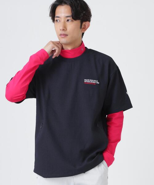 PEARLY GATES(パーリーゲイツ)の「【PEARLY GATES】4WAY高通気Woven半袖スニードTシャツ (MENS)(Tシャツ/カットソー・メンズ・グレー/ネイビー・X-LARGE/LARGE/XX-LARGE/MEDIUM)」の13枚目の写真
