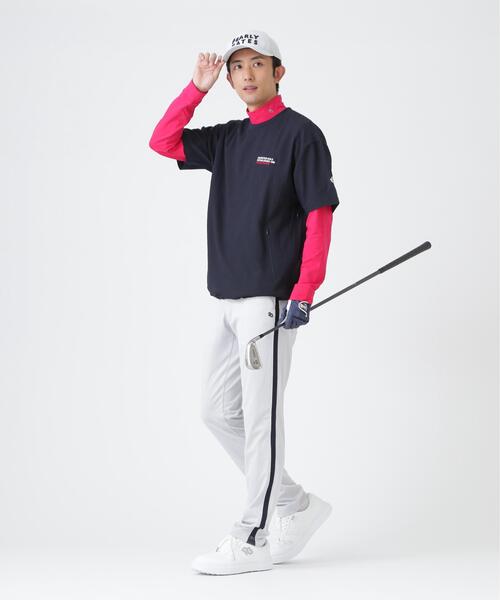 PEARLY GATES(パーリーゲイツ)の「【PEARLY GATES】4WAY高通気Woven半袖スニードTシャツ (MENS)(Tシャツ/カットソー・メンズ・グレー/ネイビー・X-LARGE/LARGE/XX-LARGE/MEDIUM)」の14枚目の写真
