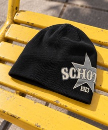 Schott（ショット）の「【Schott/ショット】シングルニットビーニー/スター（ニットキャップ/ビーニー）」