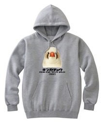 Moftique(モフティック) プルパーカー スウェット 裏毛 キンカチョウ CFW 鳥 アニマル プリント トップス レディース ユニセックス