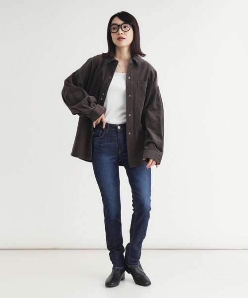 SOMETHING(サムシング)の「《快適ストレッチ/日本製》SOMETHING ANN スタンダードスキニー(その他パンツ・レディース・ネイビー・27/28/26/25/24/30/29)」の5枚目の写真