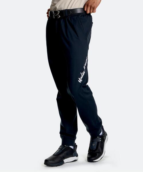 UNDER ARMOUR(アンダーアーマー)の「UAティートゥーグリーン 二ット テーパードパンツ(ゴルフ/メンズ)(その他パンツ・メンズ・ブラック・XL/L)」の1枚目の写真