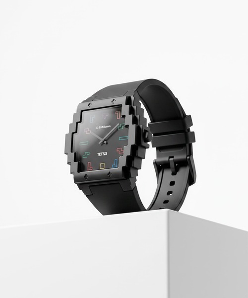 D1 MILANO(ディーワンミラノ)の「【D1 Milano x TETRIS】限定コラボ D1 ミラノ x テトリス(アナログ腕時計・メンズ・ブラック・FREE)」の8枚目の写真