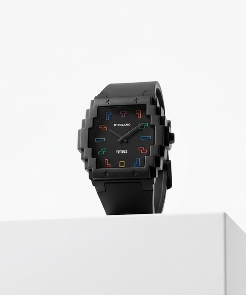 D1 MILANO(ディーワンミラノ)の「【D1 Milano x TETRIS】限定コラボ D1 ミラノ x テトリス(アナログ腕時計・メンズ・ブラック・FREE)」の9枚目の写真