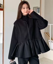 BIRTHDAY BASH（バースデイバッシュ）の「3WAY WOOL LIKE JACKET（3WAYウールライクジャケット）（ノーカラージャケット）」