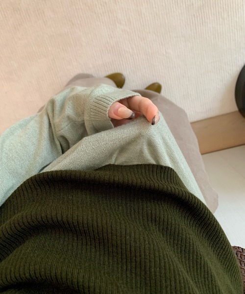 OThe.Naeun（オザナウン）の「vintage two-pieceset（セットアップ・レディース・グリーン/ブラウン/グレー/ホワイト・FREE）」の6枚目の写真