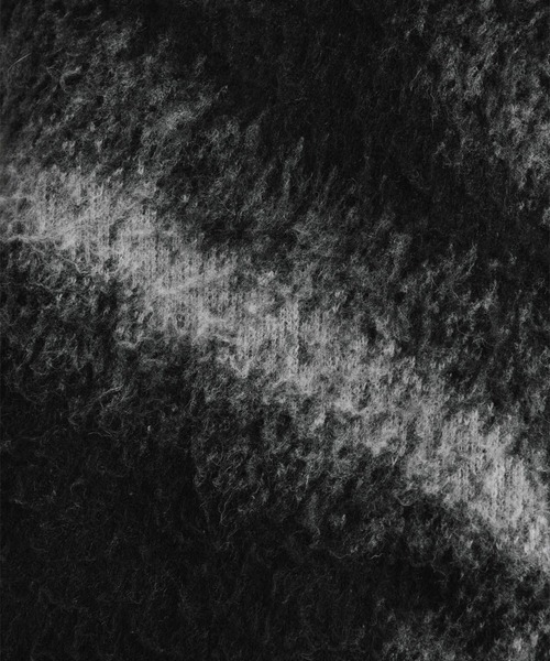 RAGEBLUE(レイジブルー)の「ABSTRACT PATTERN BRUSHED KNIT/アブストラクト柄起毛ニット(ニット/セーター・メンズ・ブラック/グリーン/グレー・MEDIUM/LARGE)」の9枚目の写真