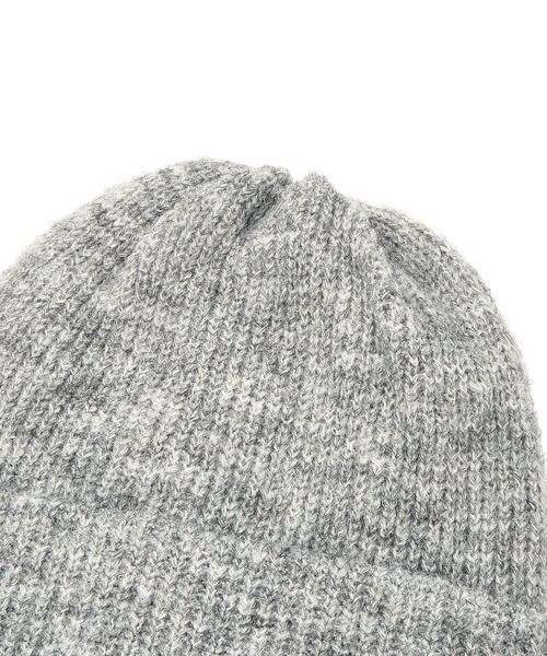 ROSE BUD（ローズバッド）の「【ROSE BUD別注】KNIT BEANIE（ニットキャップ/ビーニー・レディース・ブラック/ブルー/グレー・ONE SIZE）」の8枚目の写真
