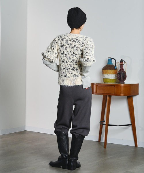 ROSE BUD（ローズバッド）の「【ROSE BUD別注】KNIT BEANIE（ニットキャップ/ビーニー・レディース・ブラック/ブルー/グレー・ONE SIZE）」の19枚目の写真
