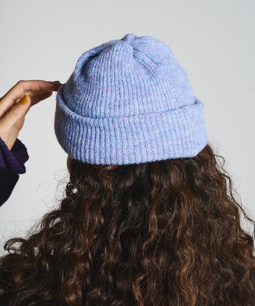 ROSE BUD（ローズバッド）の「【ROSE BUD別注】KNIT BEANIE（ニットキャップ/ビーニー・レディース・ブラック/ブルー/グレー・ONE SIZE）」の13枚目の写真