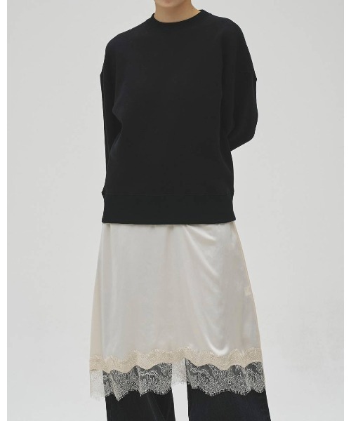TODAYFUL（トゥデイフル）の「Cotton Brushed Sweat 12620601（スウェット・レディース・オフホワイト/ライトグレー/ブラック・FREE）」の8枚目の写真