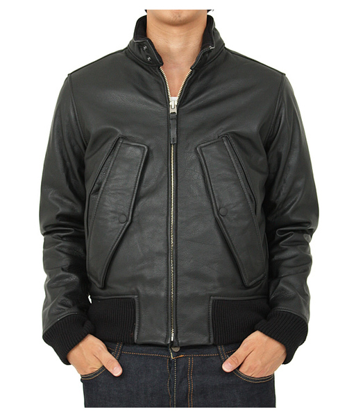 インターナショナルギャラリービームス ラムレザージャケット コーヒー