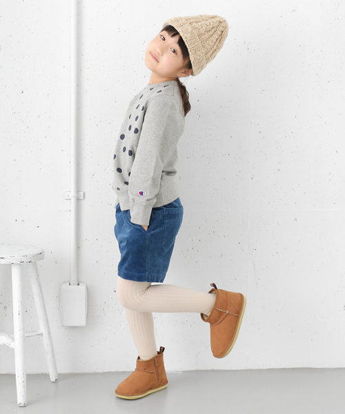 Champion（チャンピオン）の「Champion×DOORS　ドットスウェットプルオーバー（スウェット・キッズ・グレー/ネイビー・120/135/90/105）」の10枚目の写真