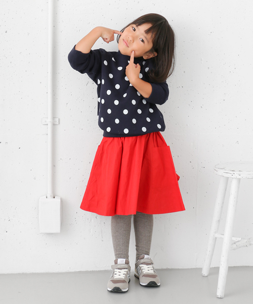 Champion（チャンピオン）の「Champion×DOORS　ドットスウェットプルオーバー（スウェット・キッズ・グレー/ネイビー・120/135/90/105）」の6枚目の写真