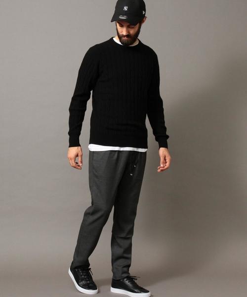 BEAUTY&YOUTH UNITED ARROWS（ビューティーアンドユースユナイテッドアローズ）の「BY サージ 1P イージー テーパードパンツ◆（その他パンツ・メンズ・ダークグレー/ネイビー/ブラック・X-LARGE/MEDIUM/SMALL/LARGE）」の9枚目の写真