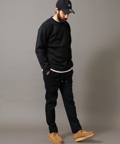 BEAUTY&YOUTH UNITED ARROWS（ビューティーアンドユースユナイテッドアローズ）の「BY サージ 1P イージー テーパードパンツ◆（その他パンツ・メンズ・ダークグレー/ネイビー/ブラック・X-LARGE/MEDIUM/SMALL/LARGE）」の5枚目の写真