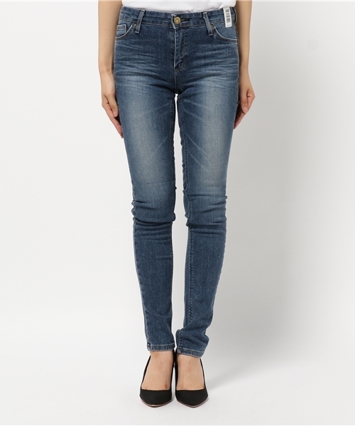 SOMETHING（サムシング）の「【SOMETHING】スキニースリム　バイオウォッシュ（デニムパンツ・レディース・インディゴブルー・29inch/25inch/28inch/30inch/26inch/27inch）」の2枚目の写真