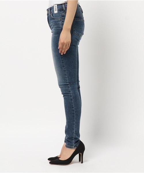 SOMETHING（サムシング）の「【SOMETHING】スキニースリム　バイオウォッシュ（デニムパンツ・レディース・インディゴブルー・29inch/25inch/28inch/30inch/26inch/27inch）」の3枚目の写真