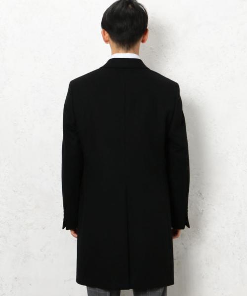 green label relaxing(グリーンレーベルリラクシング)の「W/CA チェスターコート◆(チェスターコート・メンズ・ブラック/ベージュ・LARGE/SMALL/X-LARGE/MEDIUM)」の3枚目の写真