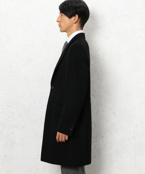 green label relaxing(グリーンレーベルリラクシング)の「W/CA チェスターコート◆(チェスターコート・メンズ・ブラック/ベージュ・LARGE/SMALL/X-LARGE/MEDIUM)」の5枚目の写真
