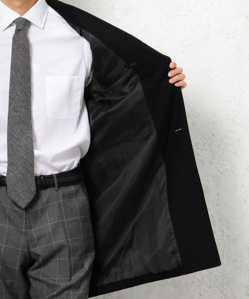 green label relaxing(グリーンレーベルリラクシング)の「W/CA チェスターコート◆(チェスターコート・メンズ・ブラック/ベージュ・LARGE/SMALL/X-LARGE/MEDIUM)」の15枚目の写真